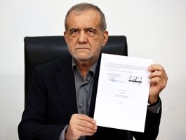 پزشکیان تفاهم ایران و آمریکا را امضا کرد  